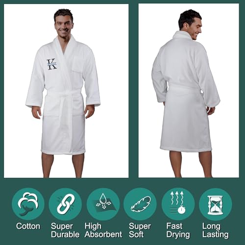 Spider Thread Studio Personalized Unisex Terry Velvet Cotton Luxury Monogrammed Cozy Hotel Robe3