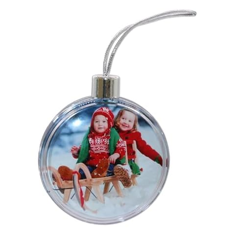 Adventa Medium Clear Photo Christmas Bauble Cover