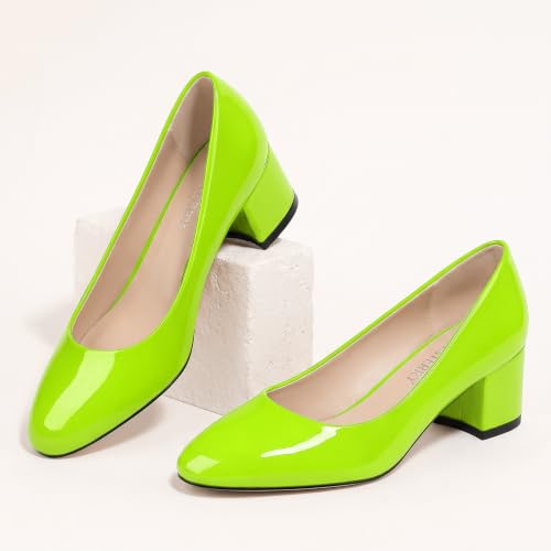 Image of SKYSTERRY Women's Low Heel Dress Pumps Shoes 2 Inch