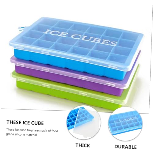 Molde para cubitos de hielo de silicona 3 piezas miniatura 6