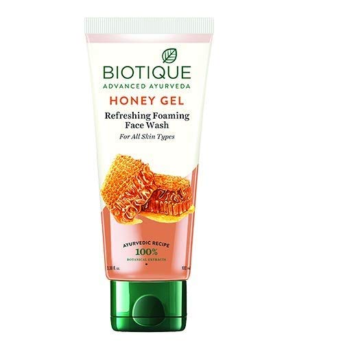 Biotique BIO Honey Gel Face Wash for All Skin Types, 100 ml Amazon.in