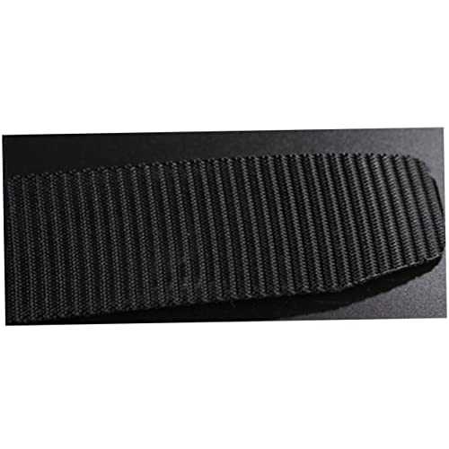 Men's Anti-Allergy Canvas Belt Casual Outdoor Web Belt Plastic Buckle Comfortable for Daily Wear 130cm Black3