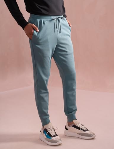 Image of DAMENSCH Regular Fit Matt Solid Premium Microfibre Elastane Cargo Joggers Dyes Soft Inner Fleece Fabric for Softer Feel, Comfortable Casual Wear Joggers for Men