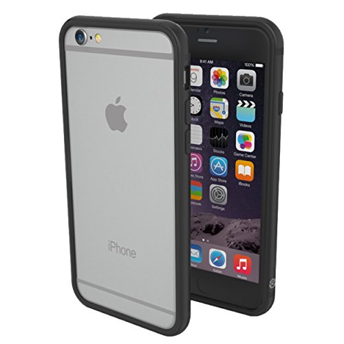 ThanoTech K11 Bumper - iPhone 6/6s Case - 6 Foot Drop Test - Lightweight Aluminum TPU - Matches Your Phone Seamlessly - Slim, Durable, and Shockproof Protection (Black)