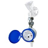 Gehäuse aus Messing roh oder verzinnt, Zählwerk 360° drehbar // mit CE-Zertifizierung und EG-Zulassung, Gültigkeit der Eichung Kaltwasserzähler 6 Jahre