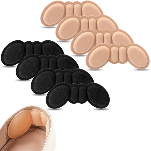 Coussinet Talon,Protège-Talons Autocollants pour Chaussures, Coussinets de Protection adapté aux hommes et aux femmes,Inserts de talons pour l'arrière du talon(8PCS)