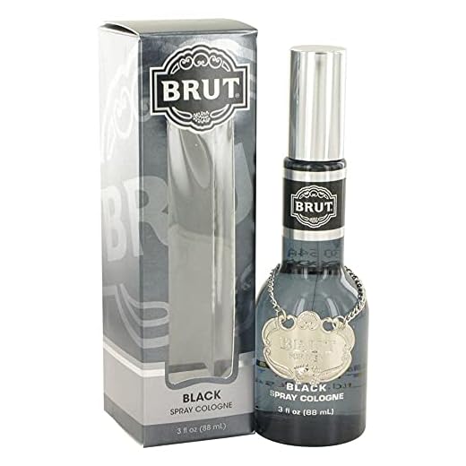 Brut Black/Faberge Cologne Spray Glass 3.0 Oz (M)