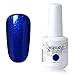Elite99 Soak-off Gel Polish Lacquer Nail Art UV LED Manicure Varnish 15ml Pearl Imperial Blue 1054