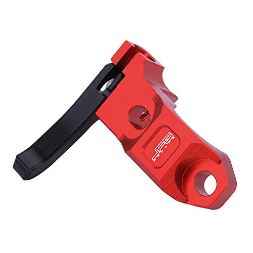 Barre de serrage rotative CNC rouge pour vos sorties moto enduro - 5