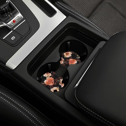 Portavasos para Auto Negro 2 Piezas, Antideslizante miniatura 6