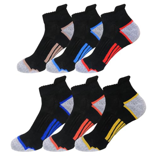 Kit 6 Meias Up Running Corrida Caminhada Poliamida Dry Sport Cano Curto Unissex (BR, Numérico, 34, 3