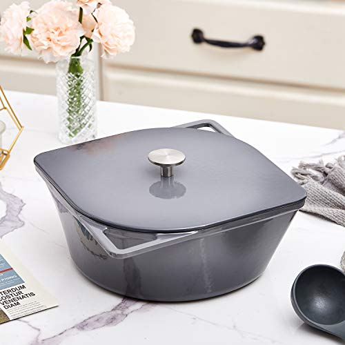 Bruntmor-5-Quart-Cast-Iron-Enameled-Coated-Dutch-Oven-In-Modern-Squoval-Shaped-Design-Nonstick-Seasoned-Pot-With-Stainless-Steel-Knob-Grey-With-Grey-Lid