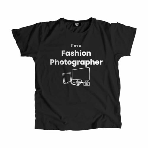 T-shirt Fashion Photographer noir idéal pour vos shootings urbains