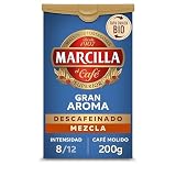 Marcilla 950116 - Caffè macinato intenso "Decaffeinato miscela" 200g