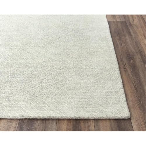 Tapete decorativo Rizzy Home Alora Decor Trace 5' x 7'6" gris miniatura 5