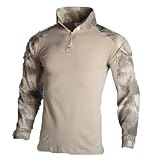 Chaqueta militar de camuflaje resistente al viento, ropa de caza al aire libre, resistente al viento, conjunto militar de camuflaje con protección de rodilla integrada, ropa de camuflaje militar al aire libre, uniforme de combate militar, equipo de caza de camuflaje, uniforme de combate militar, ropa de camuflaje táctico, camisa militar aislada a prueba de viento, traje militar de camuflaje, uniforme de combate militar, ropa de combate de camuflaje, equipo de caza militar, chaqueta táctica de camuflaje con rodilleras