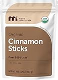Micro Ingredients Organic Cinnamon Sticks Whole, 2lb (200+ Sticks) | Bold Aroma & Flavor | Great for Tea, Desserts & Cooking | Non-GMO, Vegan Friendly, Bulk Supply
