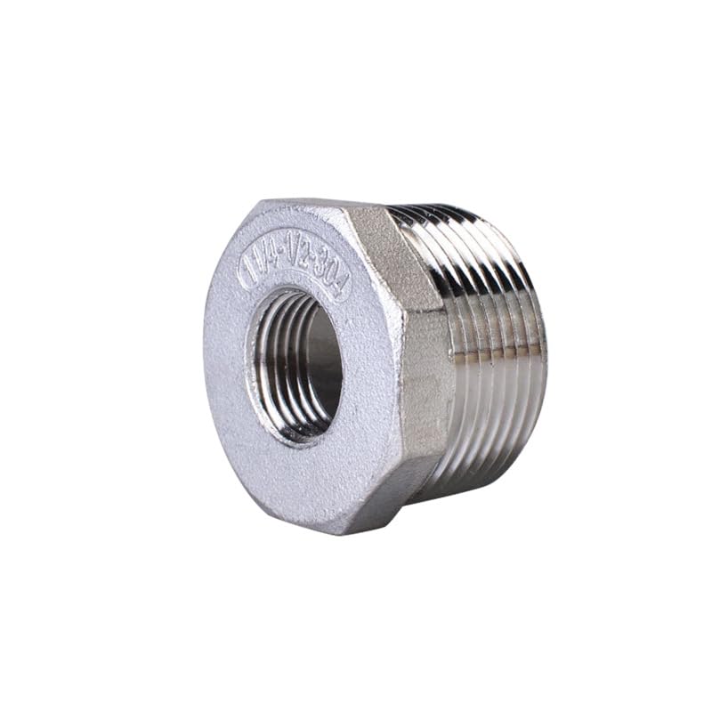 Buje reductor macho hembra en acero inoxidable 304 antifugas para instalaciones hidráulicas 7
