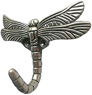 TOPBATHY Coat Hook Dragonfly Wall Mounted Hanger Hooks Key Hook Decorative Heavy Duty Coat Tower Shower Curtain Robe Hooks for Clothes Hat Bags Key
