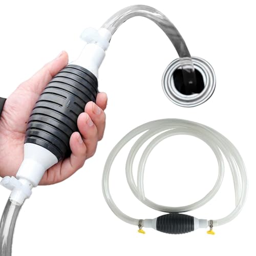 Bomba de sifón para | Aspirador de líquido manual resistente al calor para una infusión eficiente | Transferencia de , piezas de automóvil multifuncionales con bola de goma ampliada