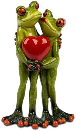 Formano Frosch Dame Auf Stuhl - Handbemalte Deko Figur Aus Kunststein