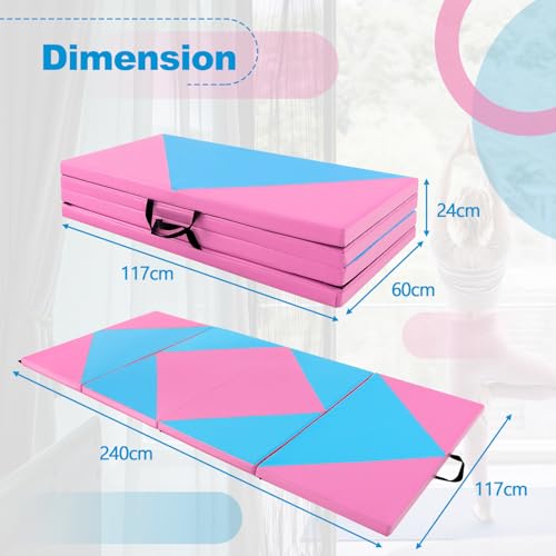 Tapis incliné pliant en mousse haute densité durable