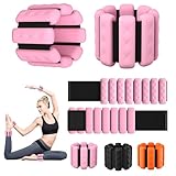 Wrist & Ankle Weights for Women, Wearable Strong Arm & Leg Weights Set of 2(1Lbs...