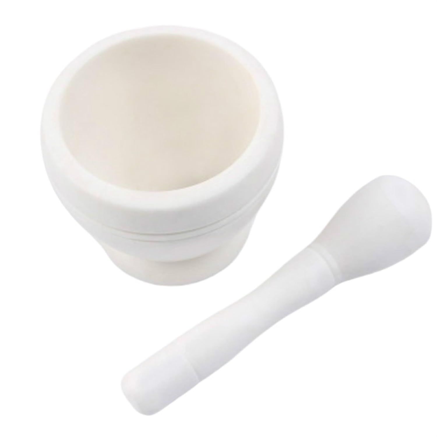 Pestle and Mortar Set Stone Mortar Masher Multi-Function Garlic Masher Manual Household Garlic Mortar Pot Grinder Bowl Garlic Pot for Home Cook