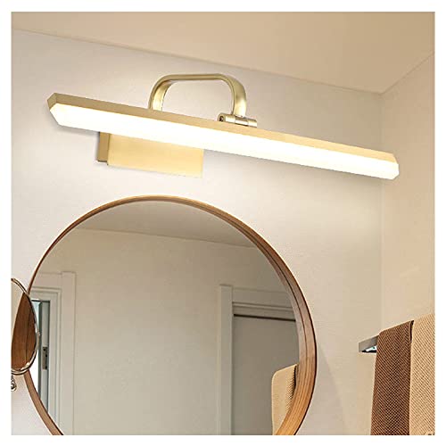 Lámpara de espejo baño antiniebla con luz LED frontal y acabado acrílico impermeable