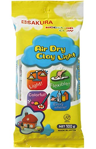 Sakura Air Dry Non-Toxic Paper Clay (100 g, White)-picture-7
