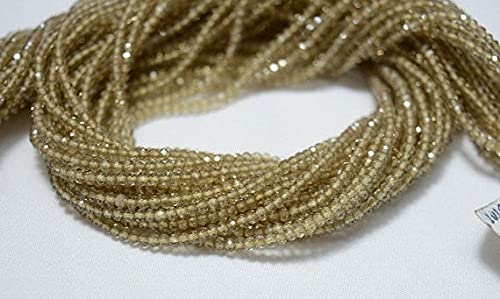 Perles de quartz 2mm rondelles facettées pour vos ateliers bijoux DIY
