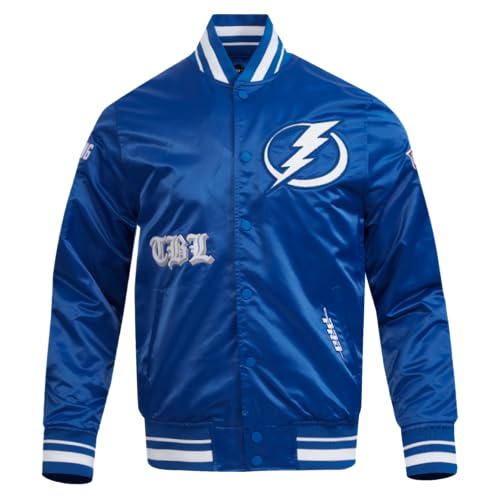 Image of Pro Standard Mens NHL Old English Satin Jacket