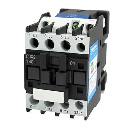 Contactor CJX2-1801 contra sobrecalentamiento eléctrico trifásico 32A carril Din