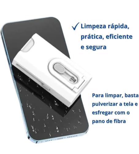 Kit Limpeza 8 em 1 + 3 Air Duster 400ml/250g – Spray de Ar Comprimido para Eletrônicos, PC, Notebook