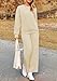 PRETTYGARDEN Womens 2025 Fall 2 Piece Outfits Long Sleeve Pullover Tops Wide Leg Pants Matching Lounge Sets Fashion Clothing (Beige,Small)