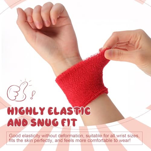 Image of Bememo 36 Pcs Neon Sweatbands Set for Kids 12 Headbands 24 Wristbands Bulk Sports Sweat Bands Athletic for Children Basketball Tennis Running Gym Student Gifts Glow Party