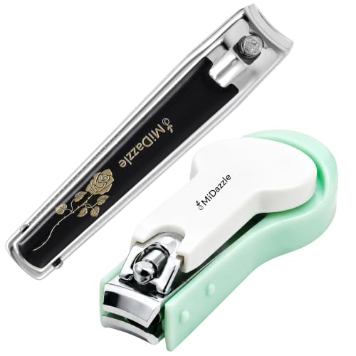Image of Midazzle Adult Nail Clipper /Cutter and Baby Nail Cutter Combo (Pack of 2 - NA17)