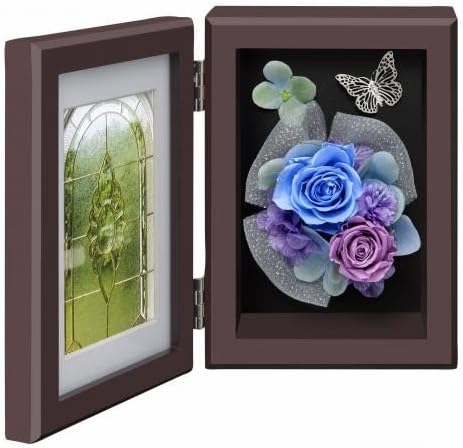 [Delivery 2 weeks] Offering Pre-Photo Frame M Vertical Brown/Lilac