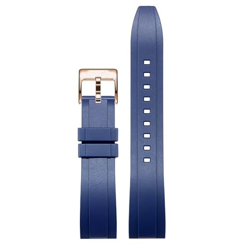 sooponu Silicone Watch Strap for Tissot 1853 Le Locle Seastar Couturier Carson Quickster Quickforce Rubber mens Watchband(Bluer,20mm)