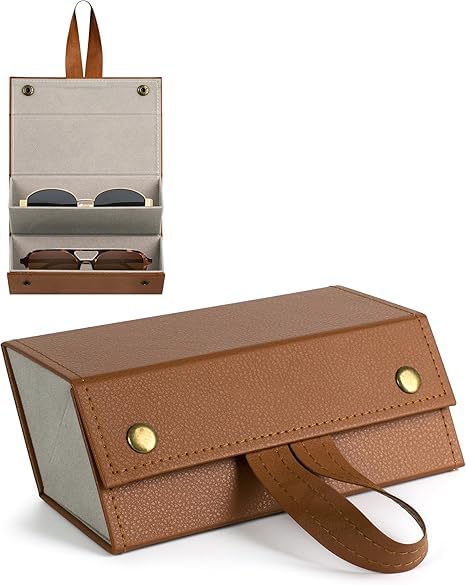 Sunglasses Organizer Box Glass Holder Box spectacle case of sunglasses Organizer Compact Travel Glasses Case Multiple Pairs Eyeglasses Storage Box Hanging Eyewear Holder-image-20