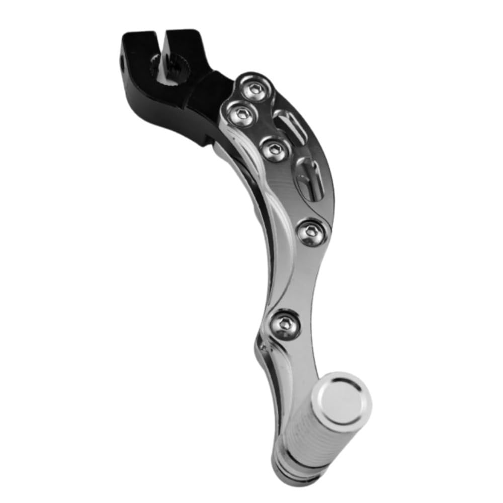 Yibhj3e Silver Gear Shift Lever Motorcycle Modification Accessories Cnc Gear Shift Lever Starter Forward Reverse Levers Adjustable Parts