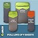 Klymit Static V Sheet, Sleeping Pad Cover,Green/Grey