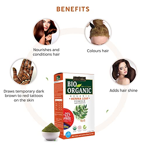 Polvo de hoja de henna roja orgánica 100% natural 200g+50g miniatura 2
