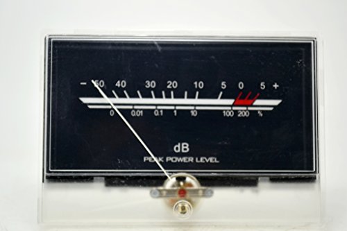 VU mètre audio P-134-1 évitez la saturation avec le cadran éclairé blanc