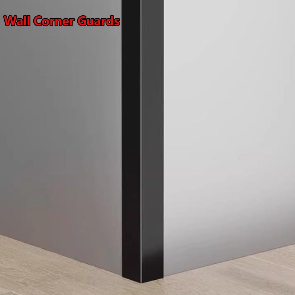L Listwy narożnikowe Samoprzylepne listwy krawędziowe Listwa antykolizyjna do mebli schodkowych okien drzwi(Silver,L 80cm(32"))