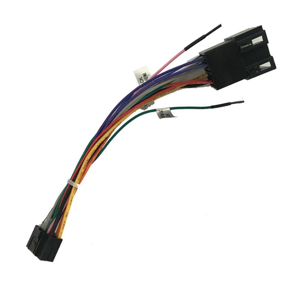 Oulesh Arnés Cableado para VW, arnés de cableado del Adaptador de Radio de Coche 2 DIN