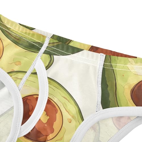 Avocado Green Toddler Boys Cotton Kids Underwear Cute Children Panties4