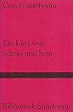  Ein Lied von Schein und Sein (Bibliothek Suhrkamp)