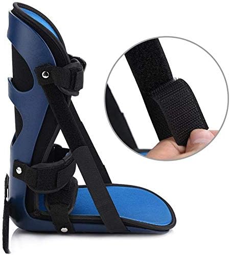 Plantar Fasciitis Splint Fixation Bracket, Foot Drop Orthosis Brace Support with Non-Slip Mat,Ankle Joint Fracture Recovery Tool Tendonitis Brace Splint,Left-L