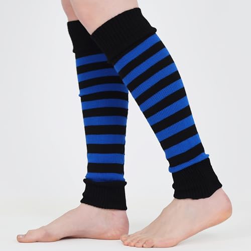 Image of Mysocks Leg Warmers Extra Soft Stylish Fancy Winter 80s Party Dance Neon Long Legwarmers for Women Girls Ladies